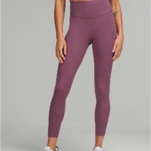 lululemon Base Pace 25” Mauve Leggings